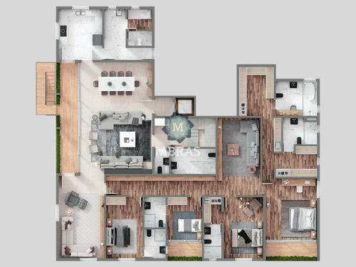 Imagem 15 de 15 de Cobertura Duplex | 4 Suítes | 7 Vagas | 720m² - Mb12425