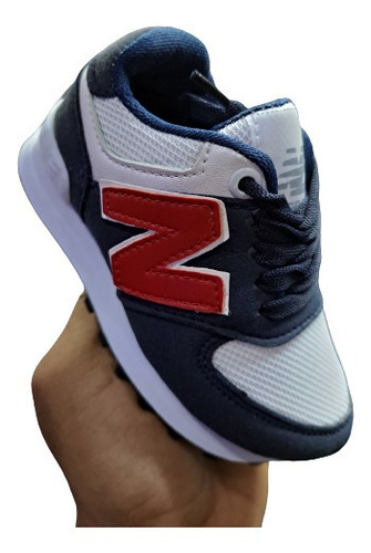 Zapatos Dwportivos New Balance Niños Niñas Azul Vino Zoom