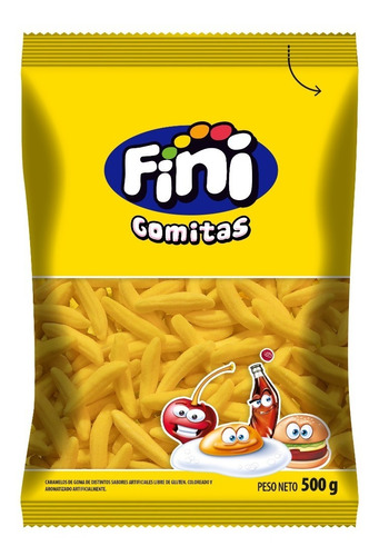 Goma Bananitos X 500 Gr Fini