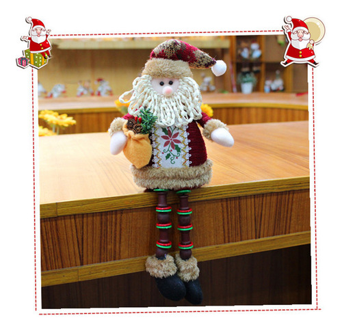 / Adornos: Regalos De Papá Noel, Muñecos De Nieve Y Alces De