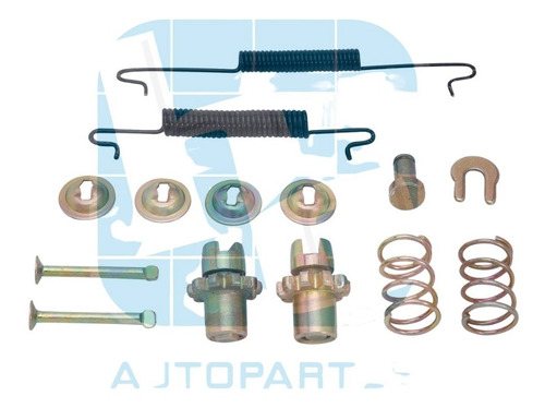 Kit Resortes Balata Trasera Vw Sedan Vocho 1600