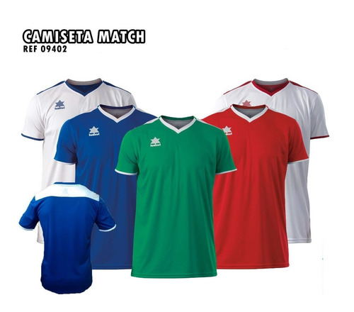 Camisetas De Fútbol Marca Luanvi Mod. Match (mínimo 5 Unid.)