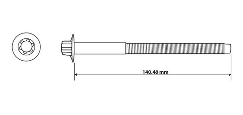 Tornillos Cabeza Peugeot Partner 1.6l Hdi 2007-2011 Dv6ted4