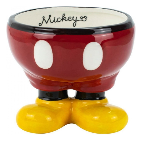 Vaso Porcelana Porta Objeto Corpo Mickey 12cm Disney