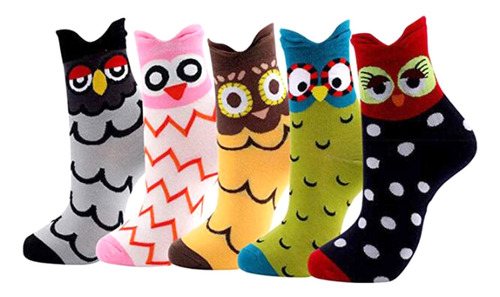 Calcetines Japoneses Adorables Con Forma De Gato Redondo Par