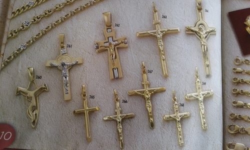 Cruz Con Cristo De Oro 18 Kt, Ref. 267, Joyeria Mimi