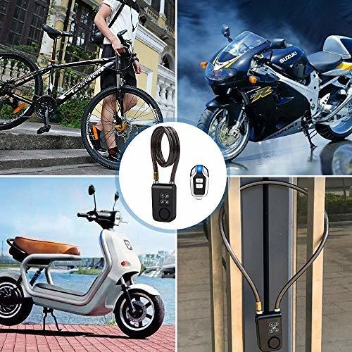 Wsdcam Bicicleta De Bloqueo De Alarma Sistema De Bloqueo De