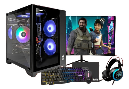 Pc Gamer I7 8700 8ºgeração 32gb Ddr4 Ssd 1tb Rx580 Tela23