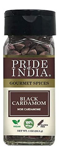 Pride Of India  Cardamomo Negro Entero  Vainas De Cardamom