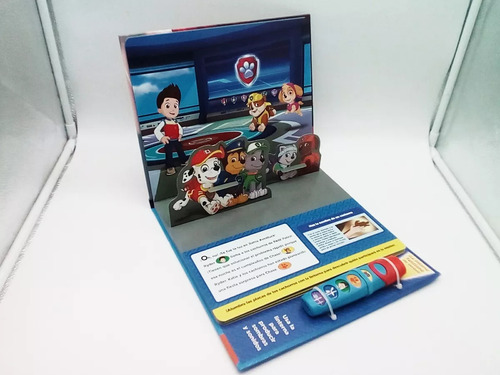Libro Sonoro De Aventuras Con Linterna Paw Patrol, Tapa Dura