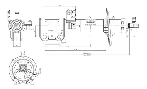 Amortiguador Delantero Izq 03 07 Breme Byd F3