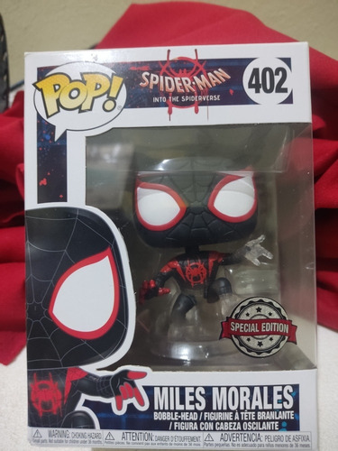 Miles Morales Funko Pop 402 Sticker Special Edition Original