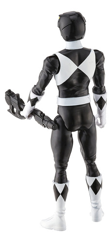 Figura De Acción Black Ranger 30 Cm Con Hacha De Potencia
