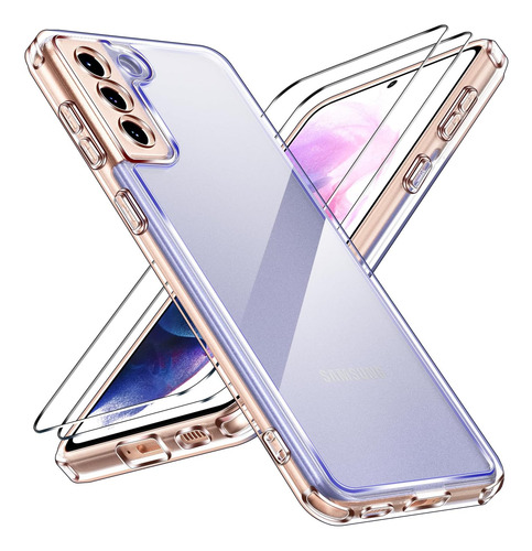 Funda Uso Rudo Silicona Tpu Suave Para Galaxy S21 Plus+mica Transparente Samsung Galaxy S21+/s21 Plus
