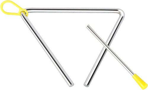 Instrumento De Percusión Triangular Eastrock De 4, 5, 6 In