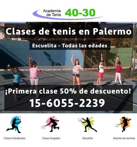 Imagen 2 de 8 de Clases De Tenis Palermo