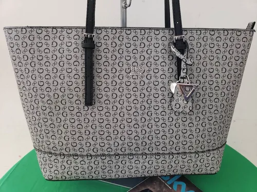 Bolsa Para Dama Guess Gris Original Usa Modelo Decimals Env o gratis