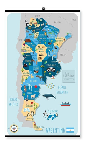 Mapa Argentina Vector Eps Editable