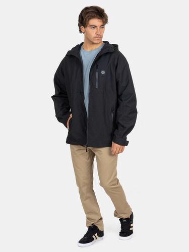 Cortaviento Monochrome Negro Hombre Maui And Sons