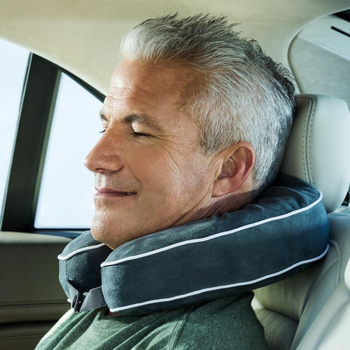 Almohada Cervical De Viaje Homedics Con Memoria Ta-nmsq225