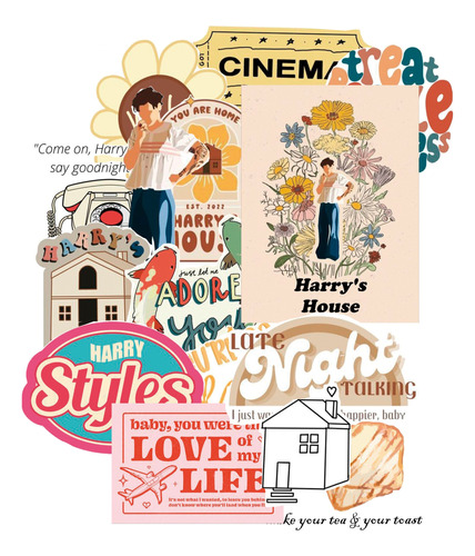 Imprimible A Elección Stickers Harry Styles One Direction