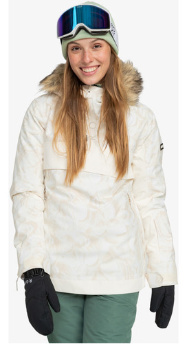 Campera Snow Mujer Ski Roxy Shelter Anorak Nieve 10k Abrigo