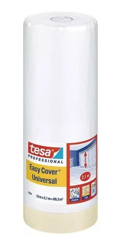 Película De Proteção Salva Pintura Easy Cover 33 X 2,1m Tesa