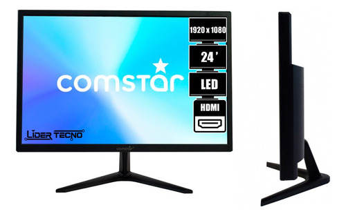 Monitor Led 60hz Comstar 24  Hdmi 1920x1080