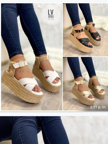 Imagen 10 de 10 de Sandalias Suela De Yute Para Damas. Moda Colombiana
