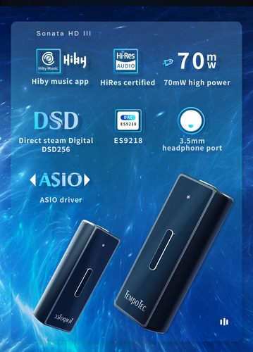 Tempotec Sonata Hd Iii Android Version Dsd256 Dac Amplificad