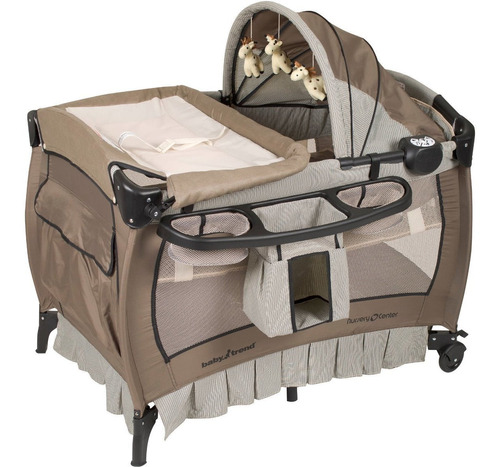 Corral Para Bebé Baby Trend Deluxe 2 Nursery Haven Wood