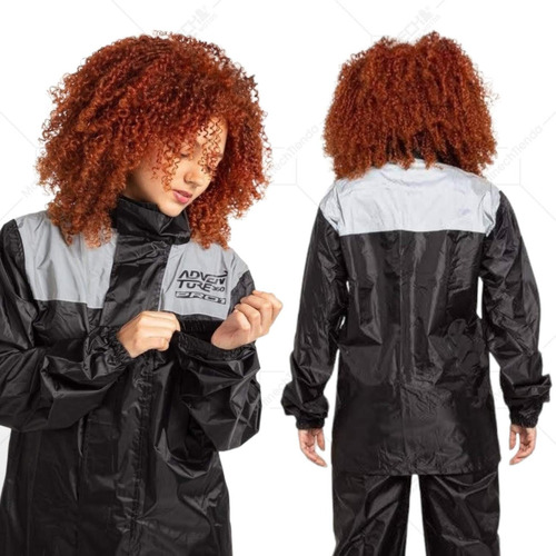 Impermeable Moto O Bicicleta Para Dama Tipo Sudadera Elite