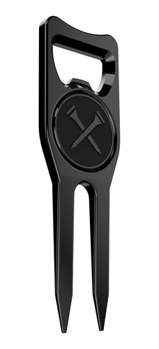 Blue Tees Golf - 6 En Uno Divot Repair Tool - Negro