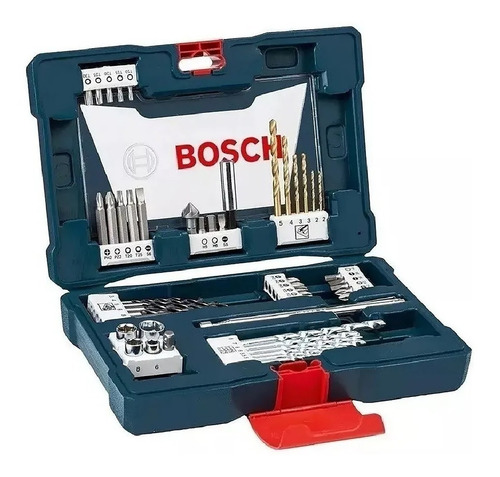 Juego Puntas Y Mechas Tubos Bosch V-line 48 Pz Titanio 48tin