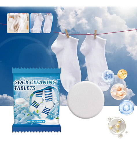 Almofadas De Limpeza W Sock Para Remoção De Manchas, Desodor