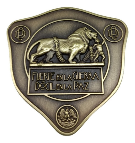 Medalla Triangular Alusiva A Porfirio Díaz Edición Limitada