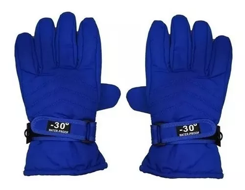 Guantes de nieve para niños Mujer Hombre Niñas Niños Guantes de invierno  Guantes de esquí juveniles impermeables Pantalla táctil Mitones deportivos