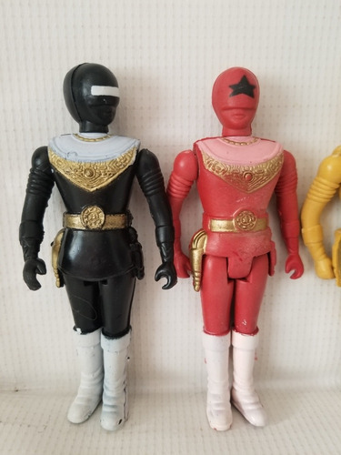 4 Power Rangers Bootlegs Vintage Articulados 13 Cm Coleccio (Usado)