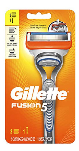 Mango De Afeitar Gillette Fusion5 Para Hombre Con 2 Recambio