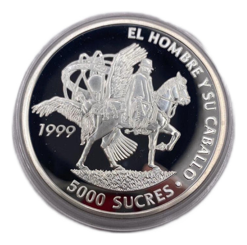 Monedas Antiguas El Hombre Y Su Caballo