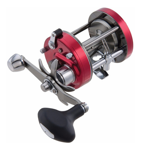 Reel Abu Garcia Amb C-7000 Pesca Color Rojo Lado de la manija Derecho