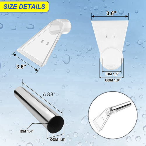* 2x Varinha De Mão Extratora Com Transparente Para