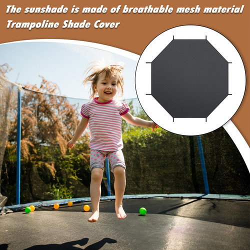Cubierta Para Trampolín Protector Impermeable De Sombra Para