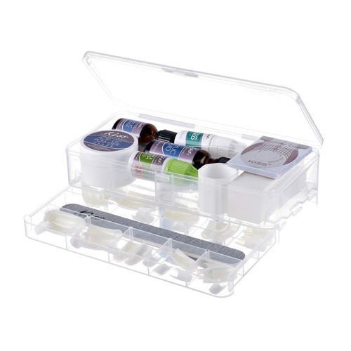 Kit De Uñas Kiss Complete Salon Acrylic