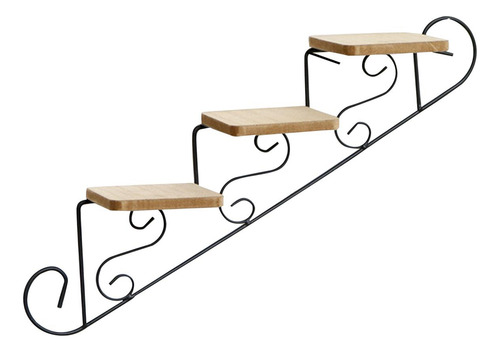 Estante Decorativo Para Escaleras, Soporte Para Plantas,