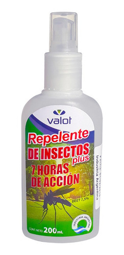 Imagen 1 de 5 de Spray Repelente Para Mosquitos X 200ml | Valot Oficial