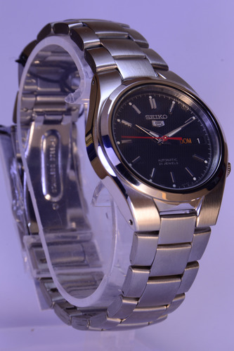 Reloj Seiko 5 Snk607 Autentico Japones Automático Plateado Plateado Negro