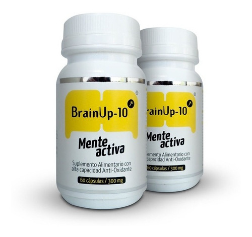 Imagen 1 de 2 de Vitamina Brainup10 Pack 2 Meses/antioxidante Shilajit Andino