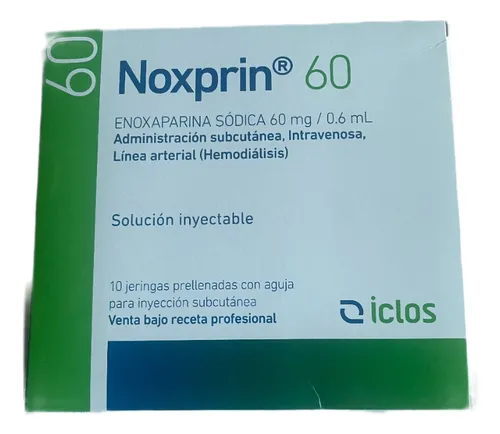 comprar Noxprin 60. Enoxaparina Sodica