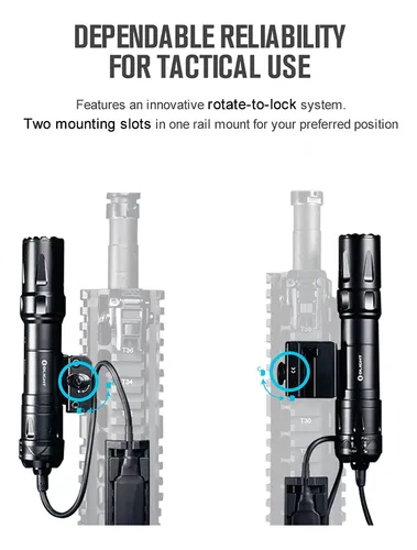 Linterna Táctica Olight Odin 2000 Lúmenes Recargable
